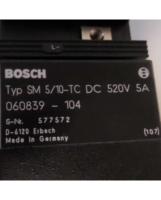 Bosch Servomodul SM 5/10-TC 060839-104 GEB
