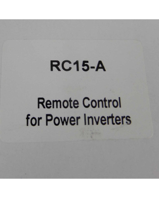 Remote Control RC15-A for Power Inverters OVP