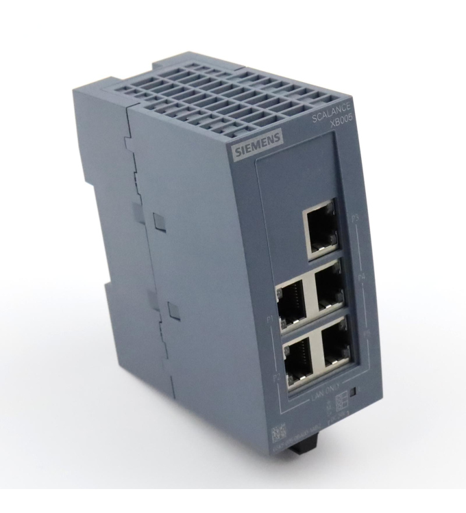 Siemens Scalance XB005 Ethernet Switch 6GK5005-0BA00-1AB2 E-Stand:01 GEB