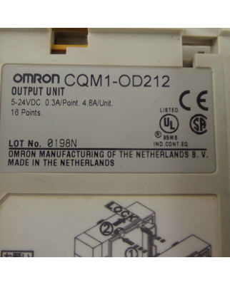 Omron Output Unit CQM1-OD212 #K2 GEB