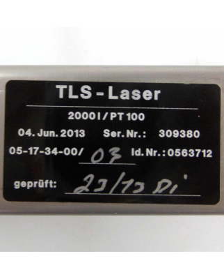 TLS-Laser 2000I/PT100 0563712 NOV