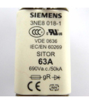 Siemens Sitor Sicherungseinsatz 3NE8 018-1 (3Stk.) OVP