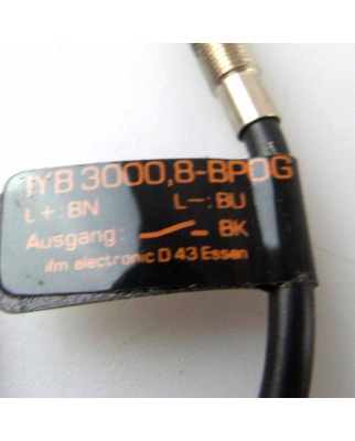 ifm efector induktiver Sensor IYB 3000,8-BPOG OVP