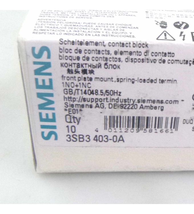 Siemens Schaltelement 3SB3403-0A 