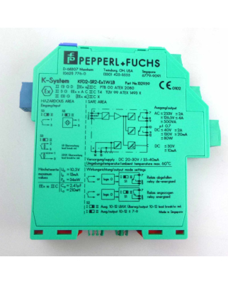 Pepperl+Fuchs Trennschaltverstärker KFD2-SR2-EX1.W.LB 132959 GEB