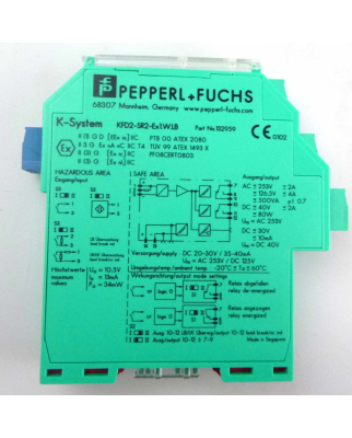 Pepperl+Fuchs Trennschaltverstärker KFD2-SR2-EX1.W.LB 132959 #K2 GEB