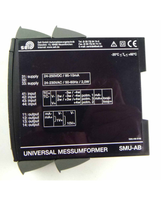 Seli Universal-Messumformer SMU-AB 1022794 GEB