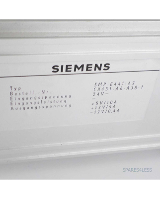 Siemens  Stromversorgung SMP-E441-A2 C8451-A6-A38-1 NOV