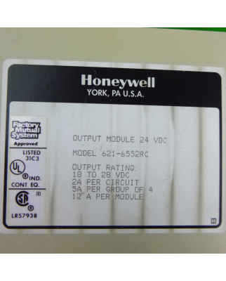 Honeywell Output Module 621-6552RC GEB