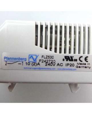 Pfannenberg Schliesser Thermostat FLZ 530 17121000000 10(2)A 240VAC OVP