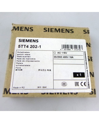 Siemens Schaltrelais 5TT4 202-1 OVP