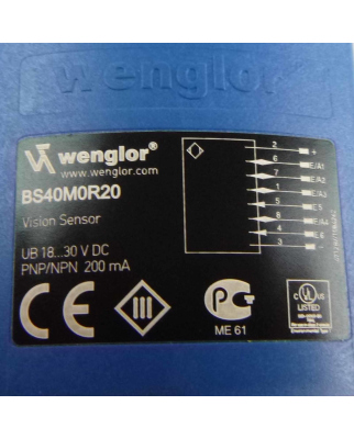 wenglor Vision Sensor BS40M0R20 NOV
