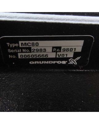 Grundfos Störmeldemodul MC80 UPE XX-80 00605666 GEB