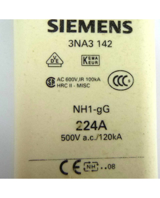 Siemens Sitor Sicherungseinsatz 3NA3 142 (3Stk.) OVP