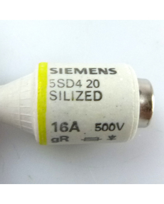 Siemens SILIZED Sicherungseinsatz 5SD420 16A (5 Stk.) OVP