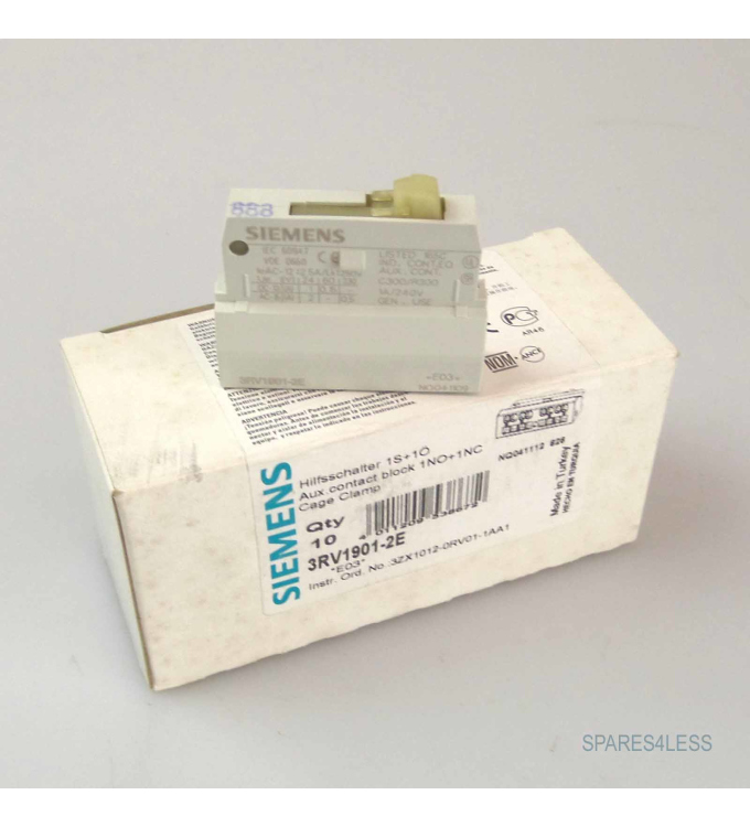 Siemens Hilfsschalter 3RV1901-2E (8Stk.) OVP