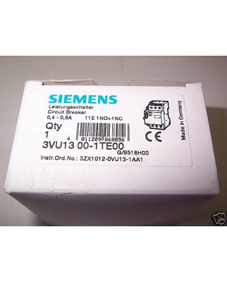 Siemens Leistungsschalter 3VU1300-1TE00 OVP