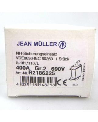 Jean Müller NH-Sicherungseinsatz R2186225 400A 690V OVP