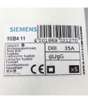 Siemens Diazed Sicherungseinsätze DIII 35A 5SB4 11 (5Stk.) OVP