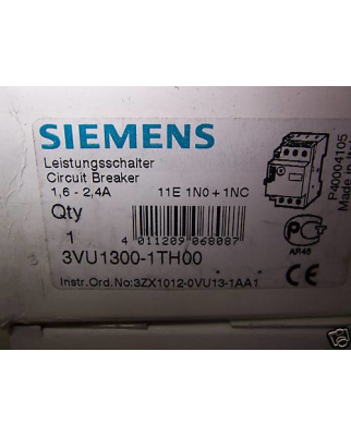 Siemens Leistungsschalter 3VU1300-1TH00 OVP
