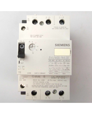 Siemens Leistungsschalter 3VU1600-1ML00 OVP
