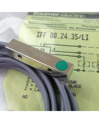 Baumer electric Näherungsschalter IFF 08.24.35/L1 OVP