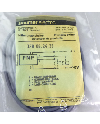 Baumer electric Näherungsschalter IFR 06.24.35 OVP