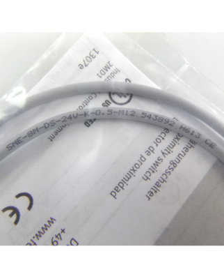 Festo Näherungsschalter SME-8M-DS-24V-K-0.5-M12 543892 OVP