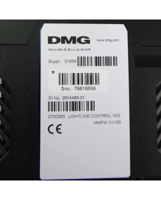 DMG MORI Lightline Control V02 31659 2604466-01 GEB