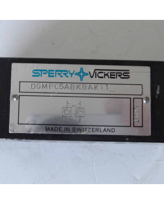 Vickers Hydraulikblock DGMPC5ABKBAK11 GEB