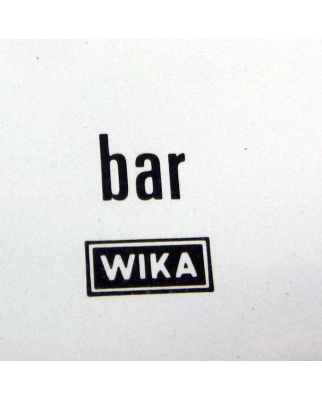 WIKA Manometer, Druckanzeige 0-40 bar NOV