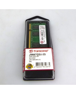 Transcend Arbeitsspeicher SO-DIMM JM667QSU-2G 2GB DDR2 667 SIE