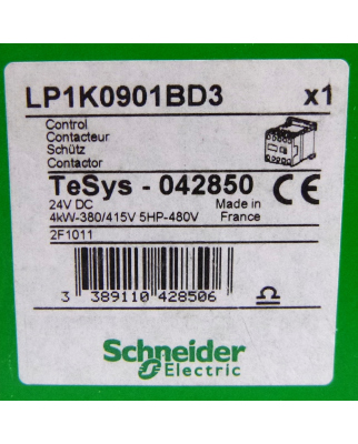Schneider Schütz LP1K0901BD3 TeSys 042850 OVP