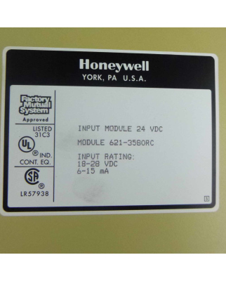 Honeywell Input Module 621-3580RC GEB