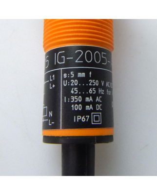 ifm efector induktiver Näherungsschalter IG0005 IG-2005-ABOA GEB