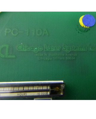 Chicago Laser Systems Inc. CLS37E Scanner Board PC-110A GEB