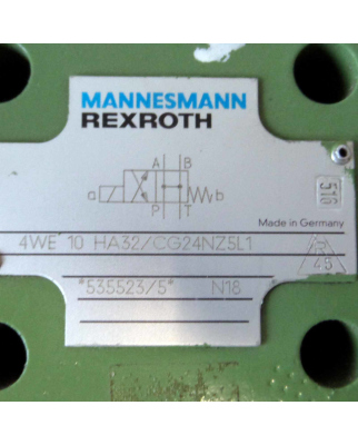 Rexroth Mannesmann Druckreduzierventil 4 WE 10 HA...