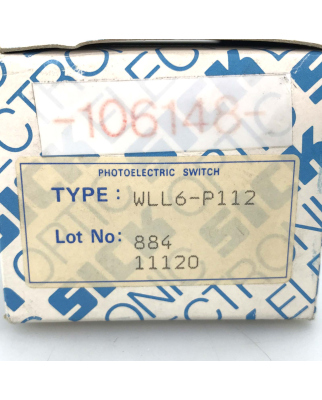 SICK Lichtschranke WLL6-P112 OVP
