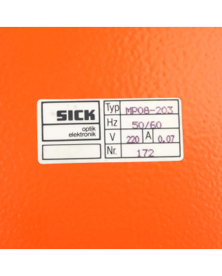 SICK Schaltgerät MP08-203 220V NOV