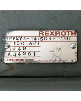 Rexroth Hydronorma Flügelzellenpumpe 1 PV2 V4-14/50...