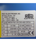 REO ELEKTRONIK AG REOTRON Leistungsregler MEW700 25/230-400 DP24 630210 #K2 GEB
