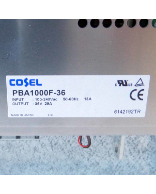 Cosel Einbau-Schaltnetzteil PBA1000F-36 GEB