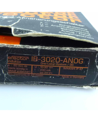 ifm efector Induktiver Sensor IB-3020-ANOG OVP