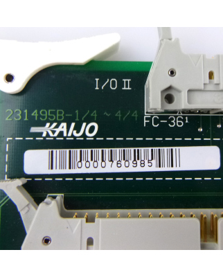 Kaijo Modul 231495B-1/4~4/4 GEB