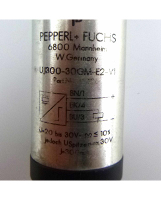 Pepperl+Fuchs Ultraschall Näherungsschalter UJ300-30GM-E2-V1 GEB
