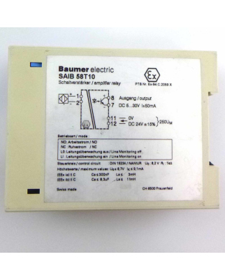 Baumer electric Schaltverstärker SAIB 58T10 GEB