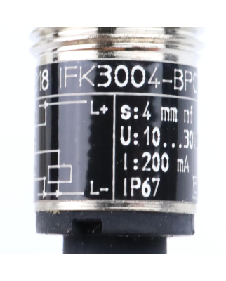 ifm efector induktiver Näherungsschalter IF5018 IFK3004-BPOG OVP
