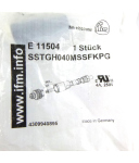 ifm electronic Konfektionierbarer Stecker SSTGH040MSSFKPG E11504 OVP
