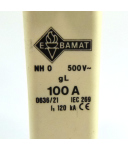 Ebamat Sicherungseinsatz 0636/21 NH0 100A 500V GEB