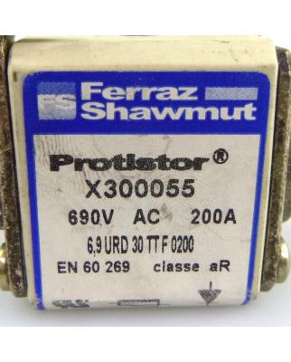 Ferraz-Shawmut Protistor Sicherungen X300055 69URD30TTF0200 GEB